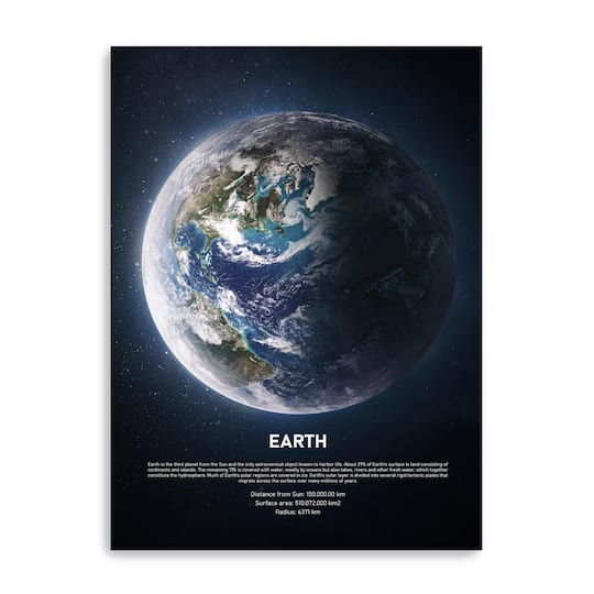 Earth Canvas Giclee